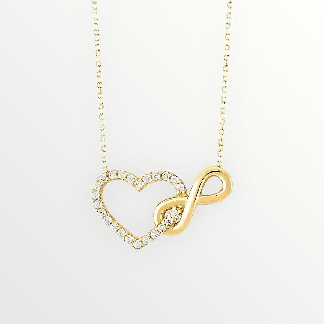 AI323 - Golden Infinite Heart Chain
